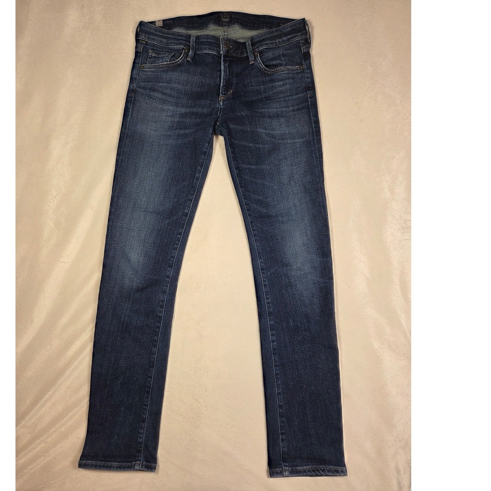 Citizens of Humanity Racer Low Rise Skinny Jeans Dark Wash Denim Size 28 Y2K